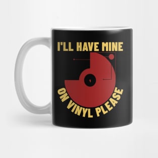 Vintage Audio - Retro LP Vinyl Record And Turntable Art T-Shirt Mug